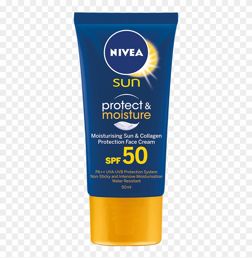 Protect & Moisture Face Cream - Nivea Sunscreen For Face Clipart