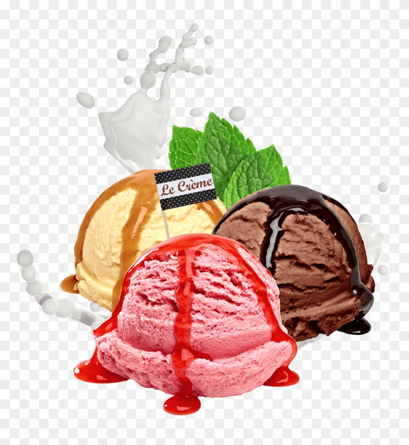 Le Crème Roma - Ice Cream Scoops Balls Clipart