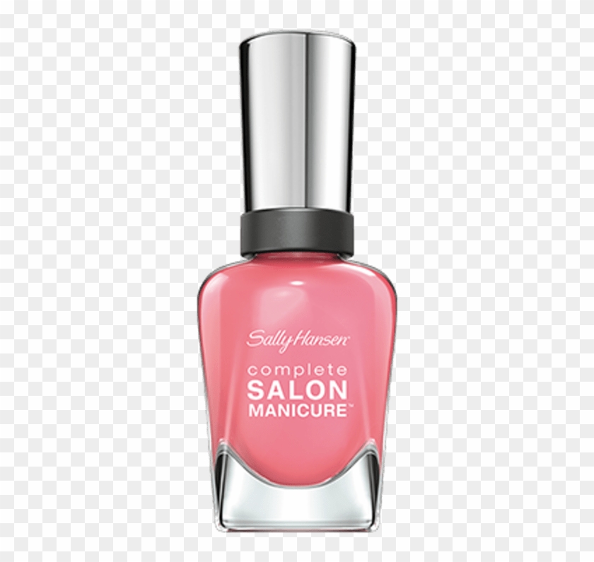 Sally Hansen Pink Nail Polish Complete Salon Manicure Clipart