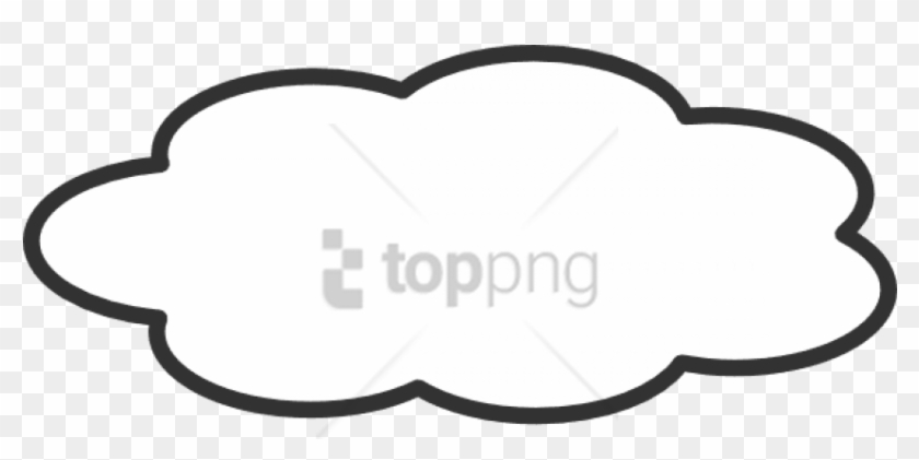 Free Png Thinking Cloud Png Png Image With Transparent - Label Clipart #2245235