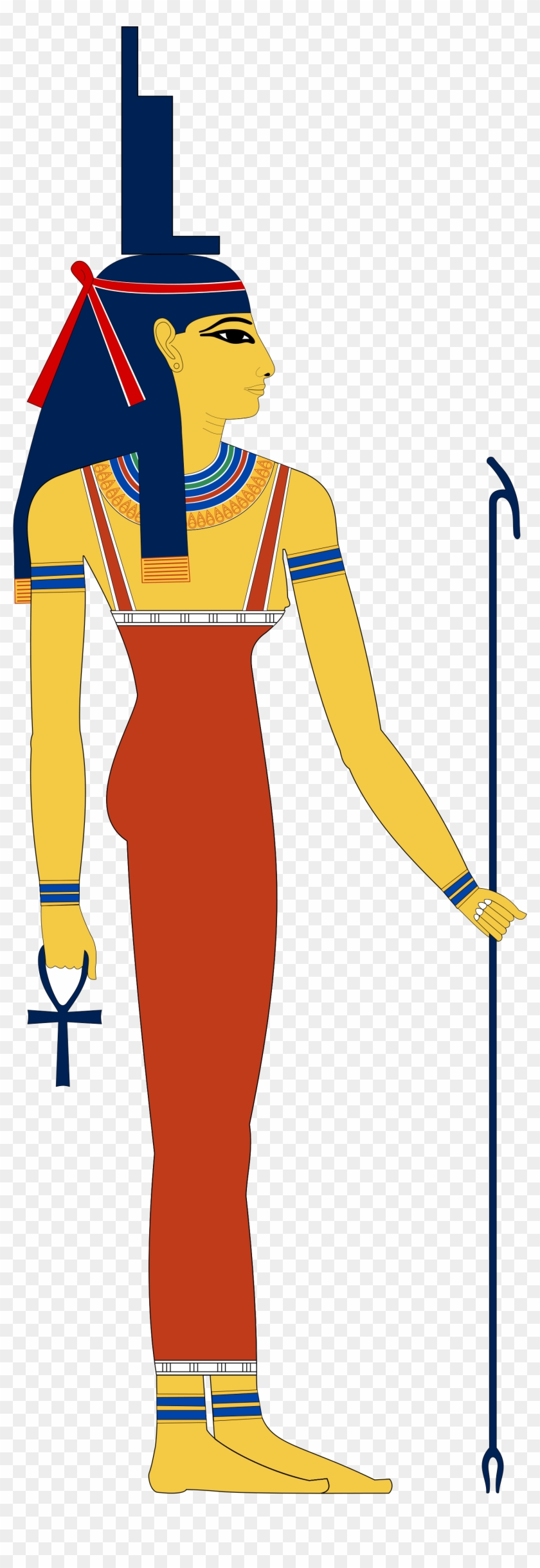 Egyptian Png - Ancient Egyptian God Isis Clipart #2245376