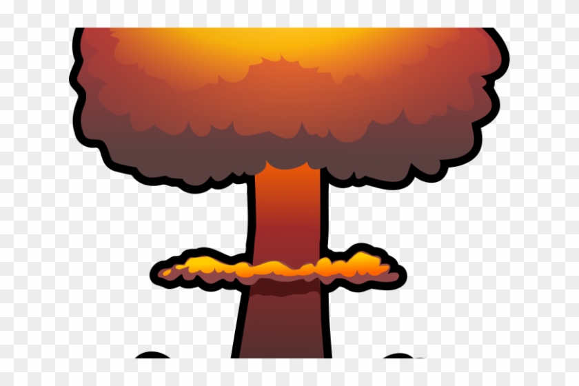 Comic Clipart Red Explosion - Nuclear Explosion Gif Png Transparent Png #2245377
