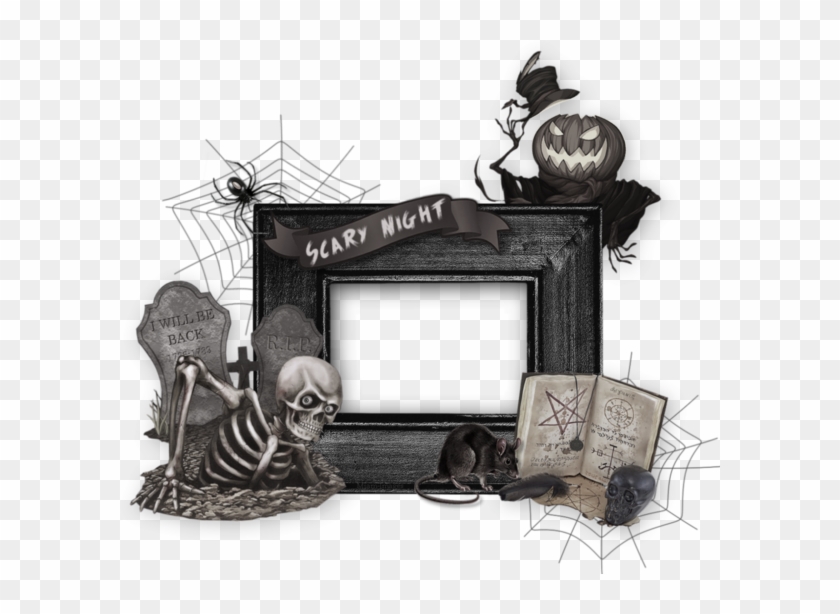 Cadre Halloween Png - Picture Frame Clipart #2245379