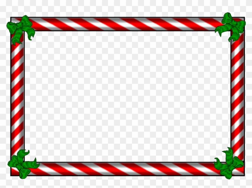Candy Cane Border Transparent Background Clipart #2245624