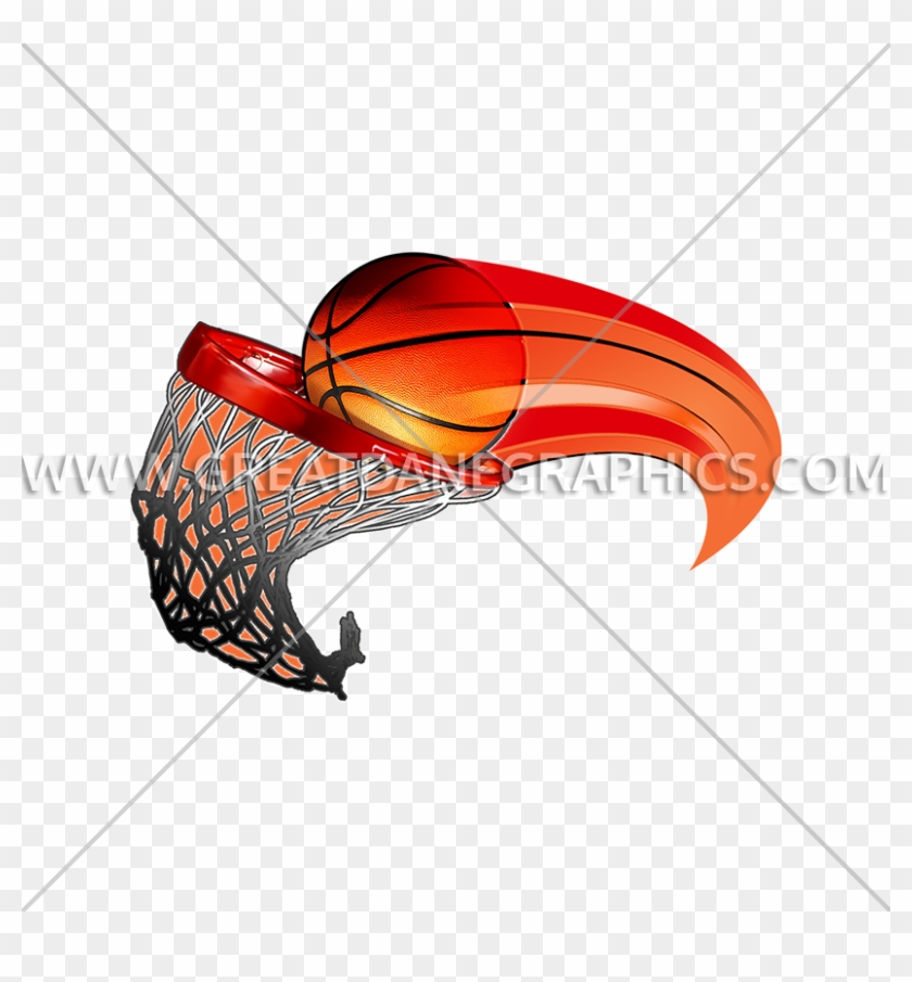 Basketball Swoosh - Sport Kite Clipart