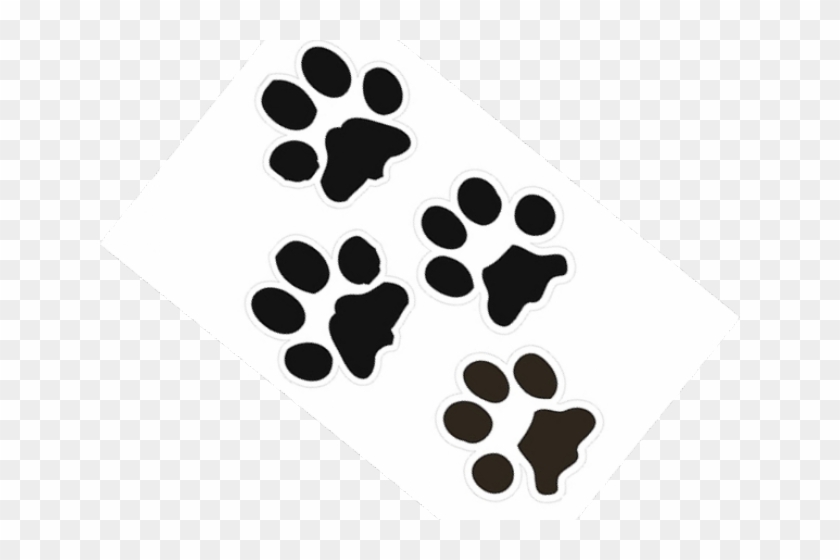 Bobcat Paw Print Outline - Bobcat Paw Prints Clipart #2245838