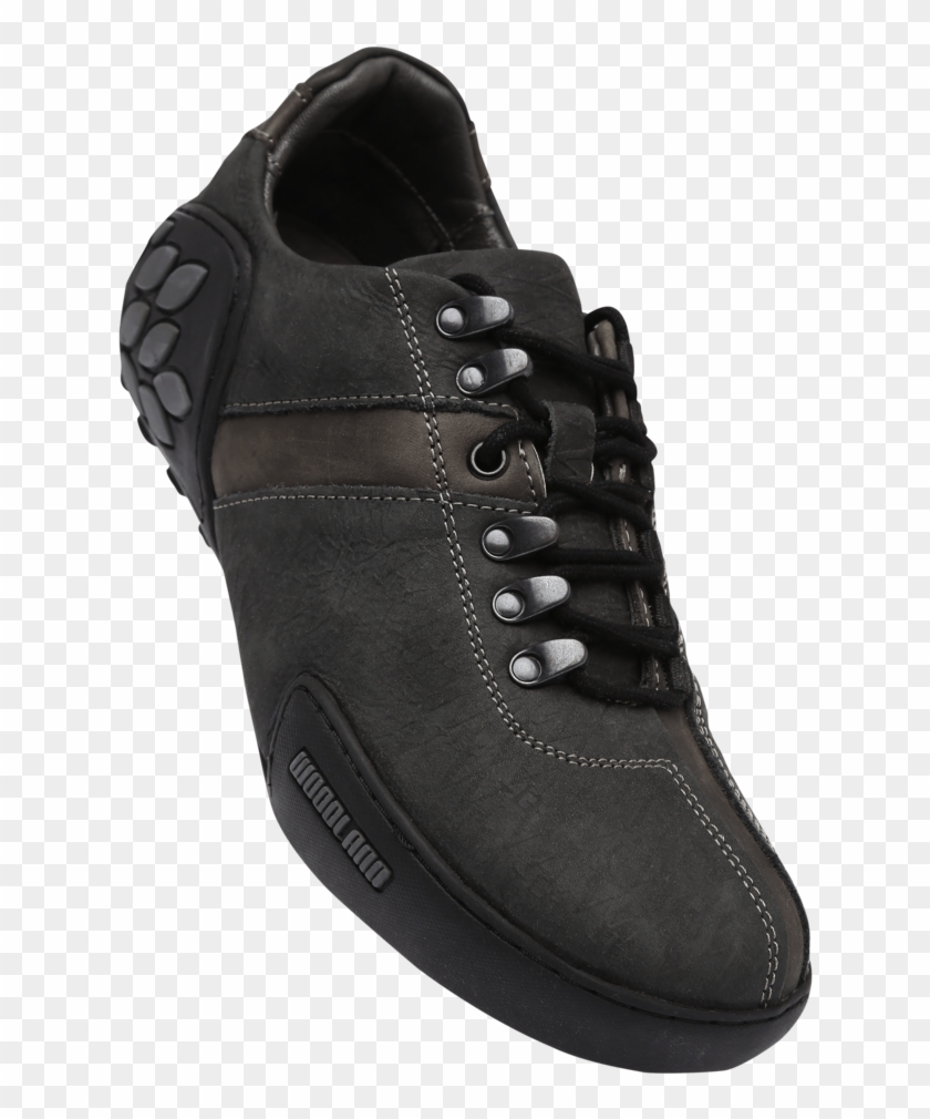 Mens Nubuk Print Lace Up Casual Shoe Clipart #2245948