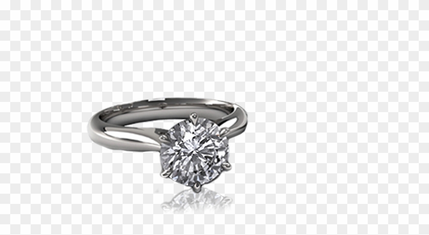 Solitaire Ladies Diamond Ring Pink Diamonds - Engagement Ring Clipart #2246068