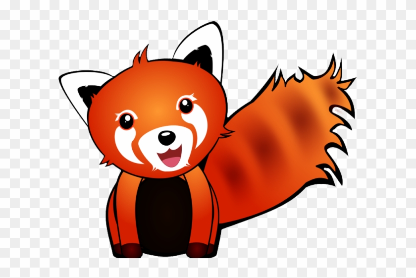 Drawn Red Panda Face - Red Panda Free Clipart - Png Download #2246578