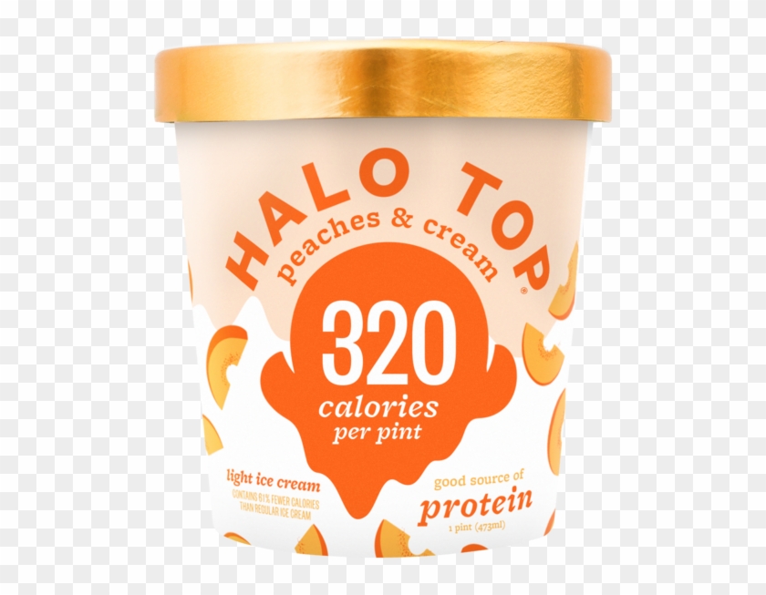 Halo Top Peaches And Cream Clipart #2246580