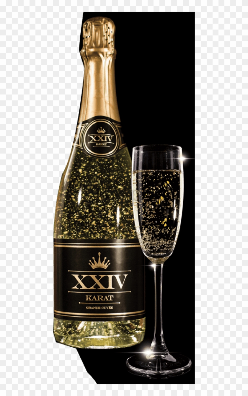 Free Png Download Champagne With Gold Flakes Png Images - Champagne With Gold Flakes Clipart