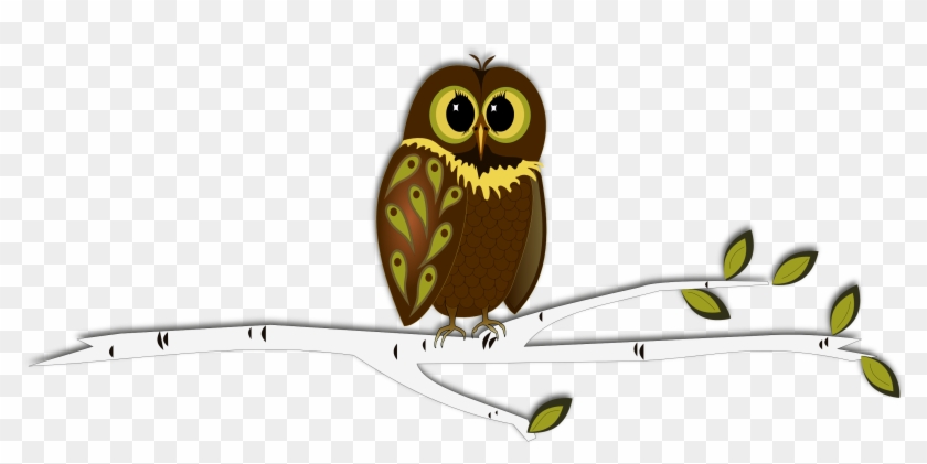 Clip Transparent Stock Inkscape Into Autumn Free Svg - Owl In The Tree Clipart Png
