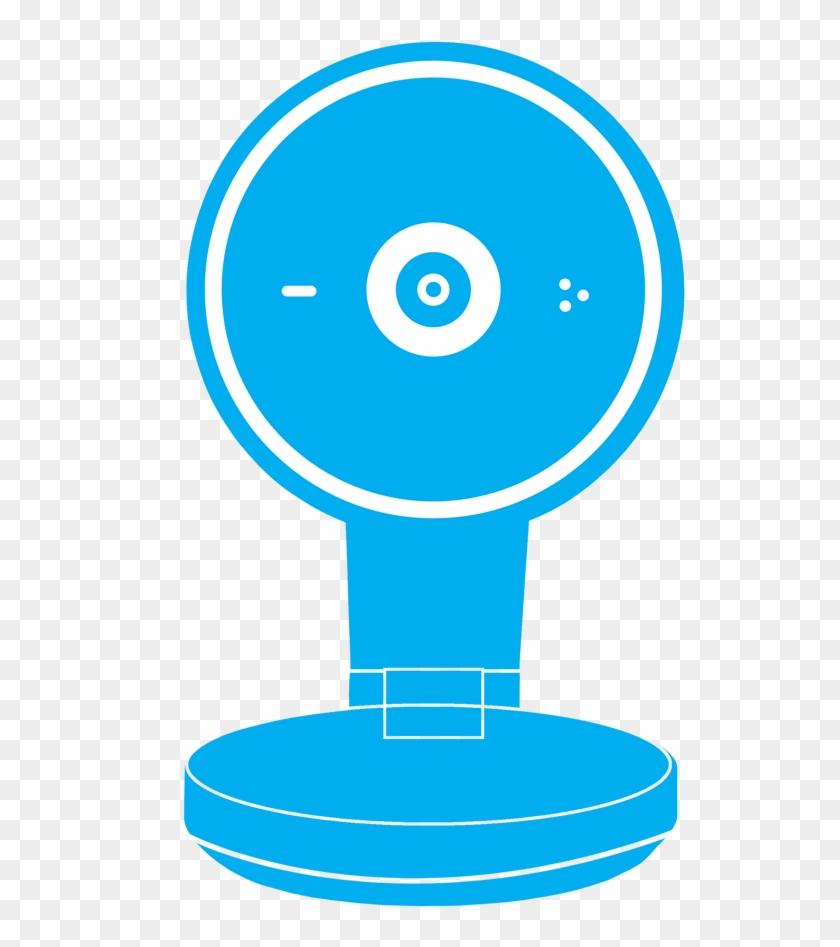 Security Camera Icon Png 502907 - Ip Camera Icon Blue Clipart #2247153