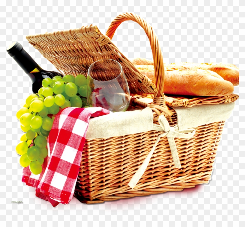 #ftestickers #picnic #picnicbasket #basket #food #wine - Cesta De Piquenique Png Clipart