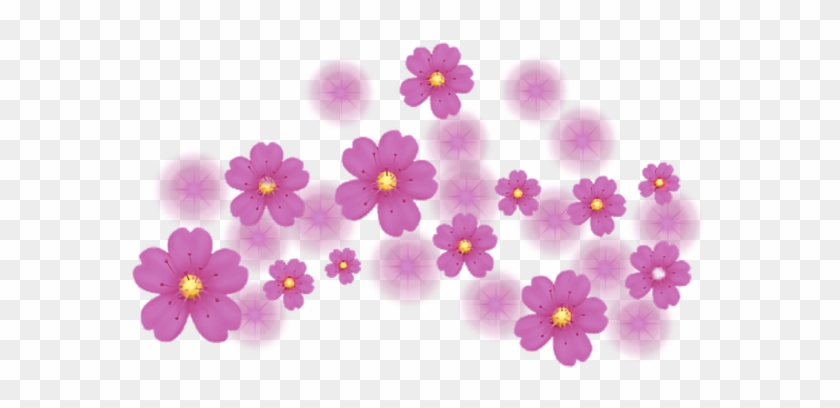#crown #flowers #pink #sparkle #crowns #flowercrowns - Viola Clipart #2247314