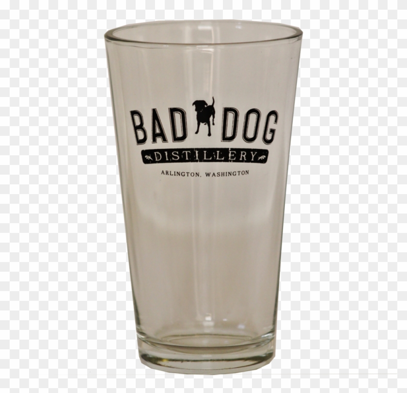 Bad Dog Beer Glass - Pint Glass Clipart #2248154
