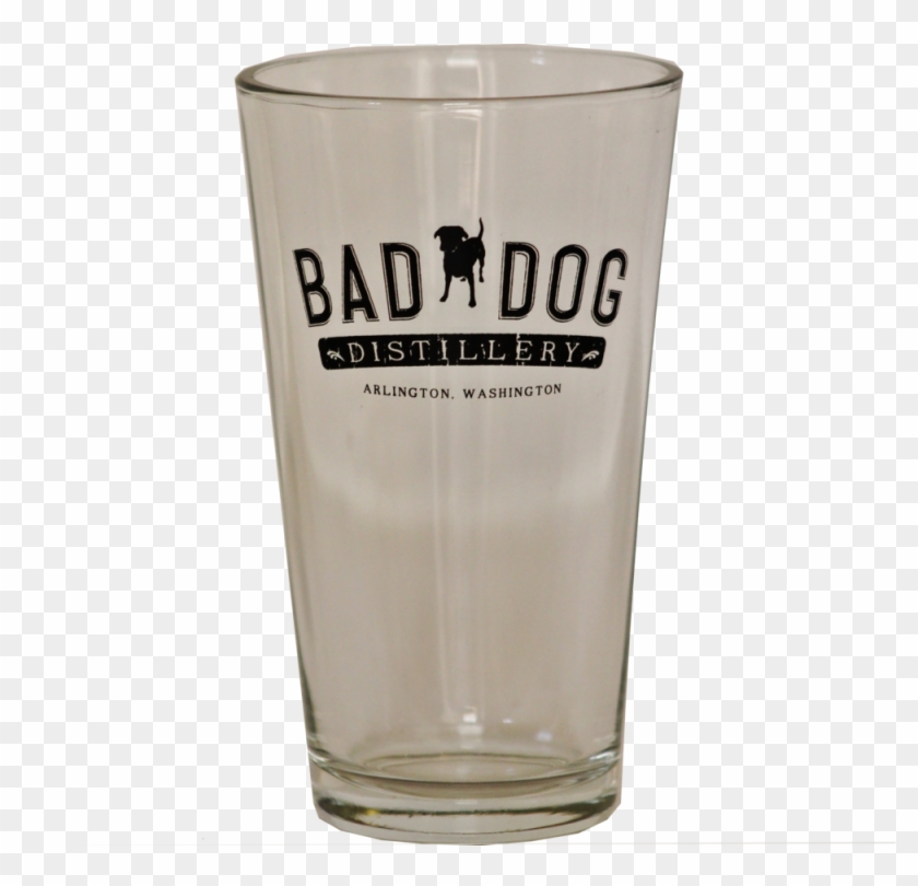 Bad Dog Beer Glass - Pint Glass Clipart