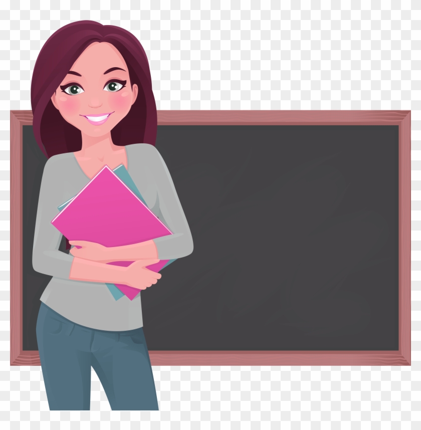 Banner Free Download Student Cartoon Classroom Decoration - Teacher Cartoon Png Clipart #2248174