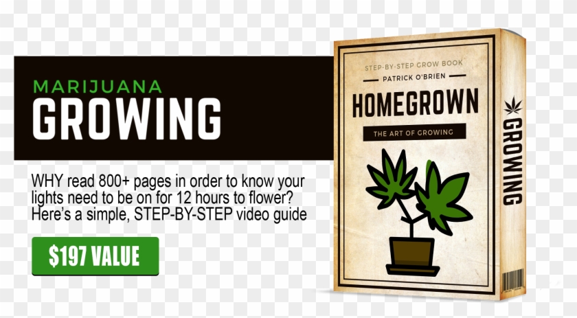 Marijuana Grow Book Clipart