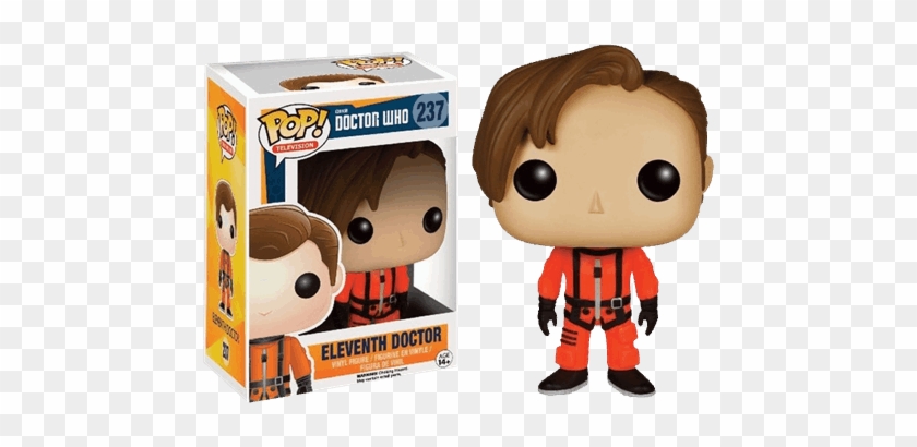 Eleventh Doctor In Orange Space Suit Pop Vinyl Figure - Funko Pop Doctor Who 11 Clipart #2248714