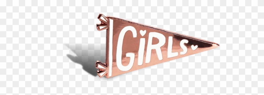 Girls Pennant Pin By Tuesday Bassen - Emblem Clipart #2248743