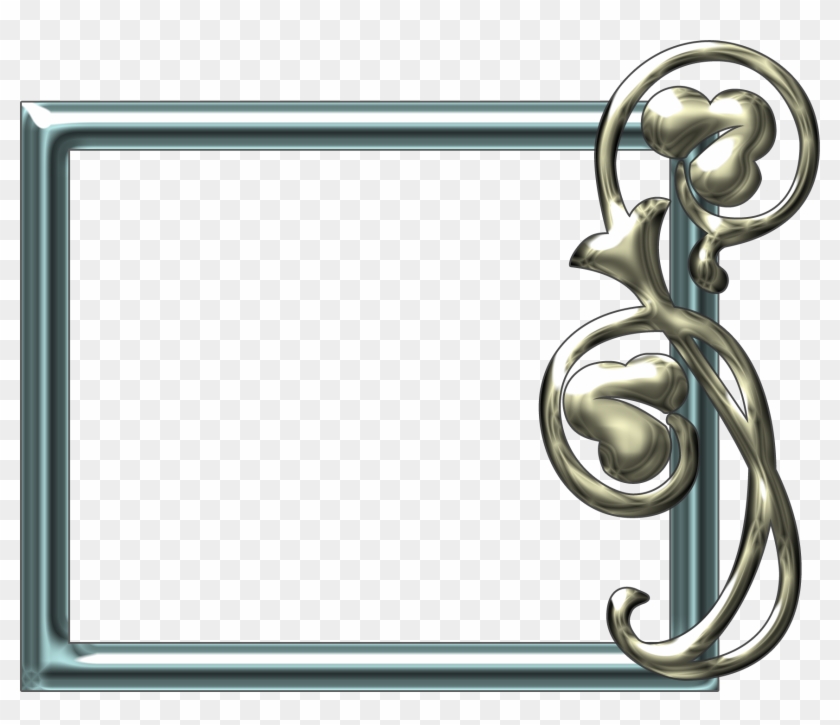 Glossy Clover Frame - Bronze Clipart