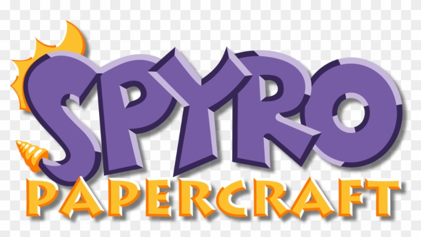 Spyro Papercraft - Graphic Design Clipart