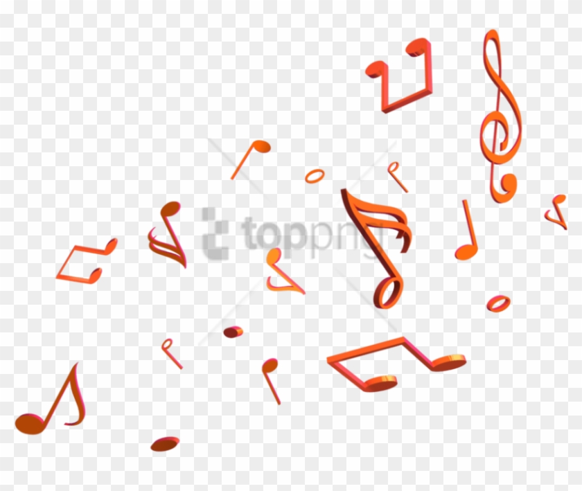Free Png Download Color Music Notes Png Png Images - Efeitos Render Clipart