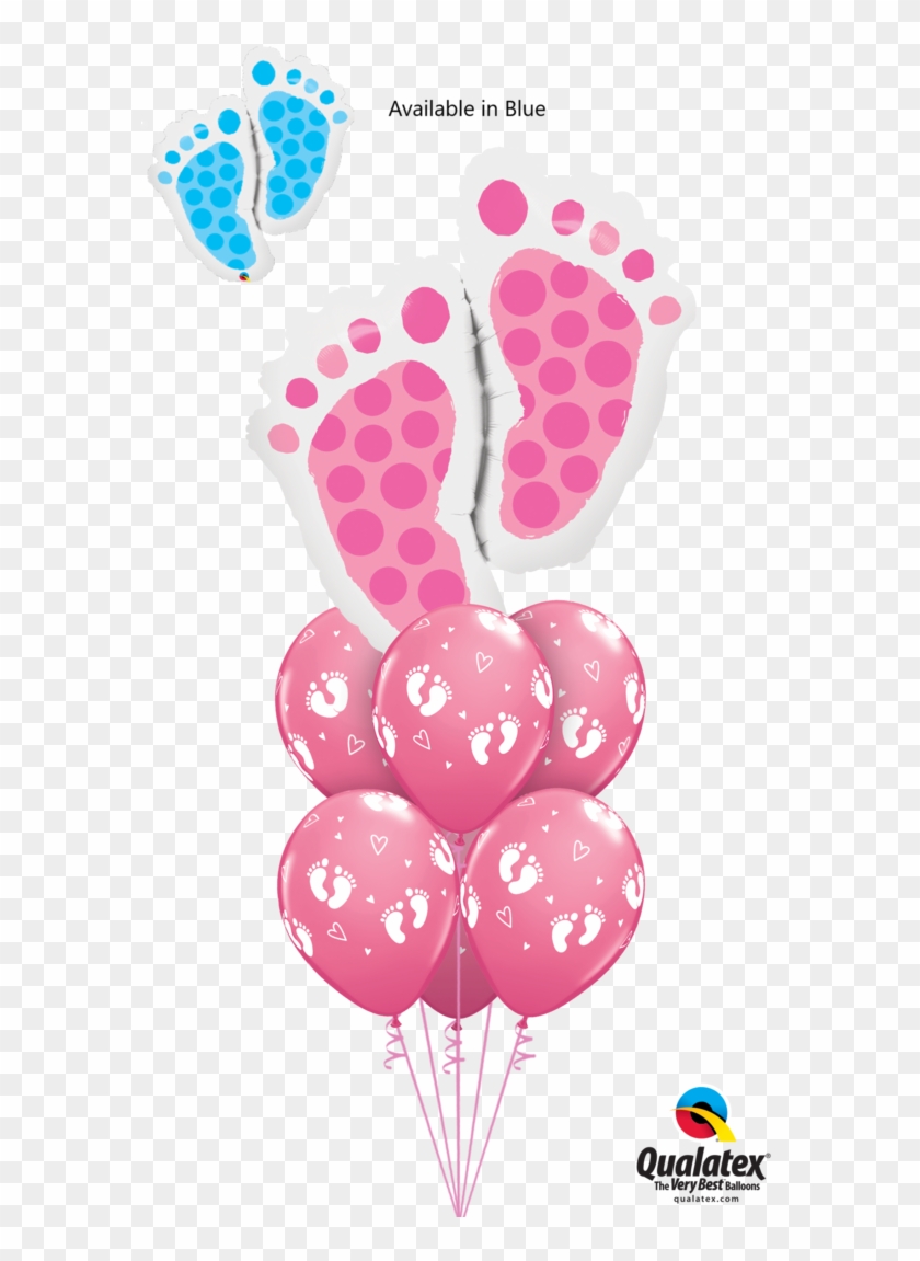 Baby Feet Luxury Balloon Display Clipart