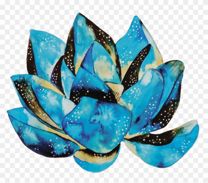 Universe Lotus Print - Tatuaje Pequeño Flor De Loto En El Tobillo Clipart #2249650