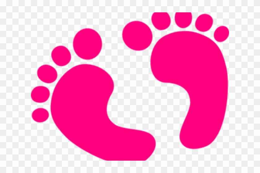 Feet Clipart Baby Shower - Baby Feet Clip Art - Png Download