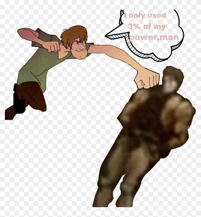 Shaggy Scooby Doo Punch , Png Download - Shaggy Meme Transparent Clipart