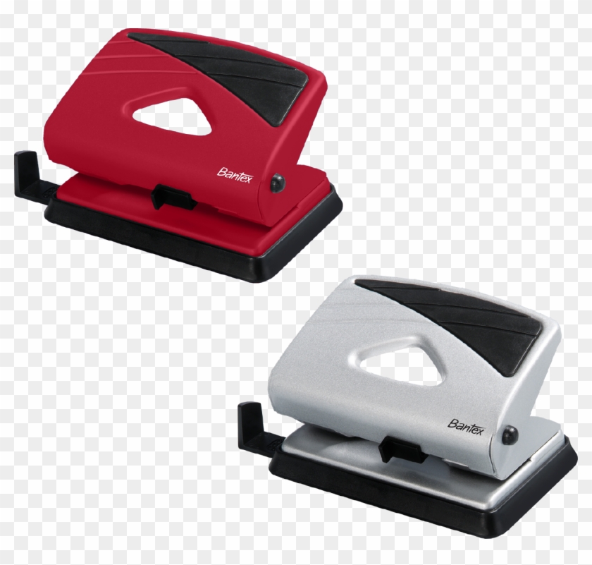 Two Paper Punch Machines - Bantex Medium Punch 2 Hole Red Clipart #2250312