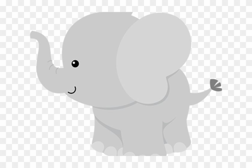Elephant Clipart Baby Shower - Bebe Elefante Tierno Animado - Png Download