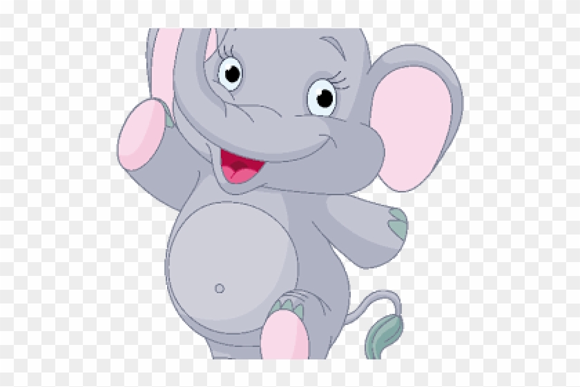Animated Elephant Clipart - Baby Elephant Clipart Png Transparent Png #2250708