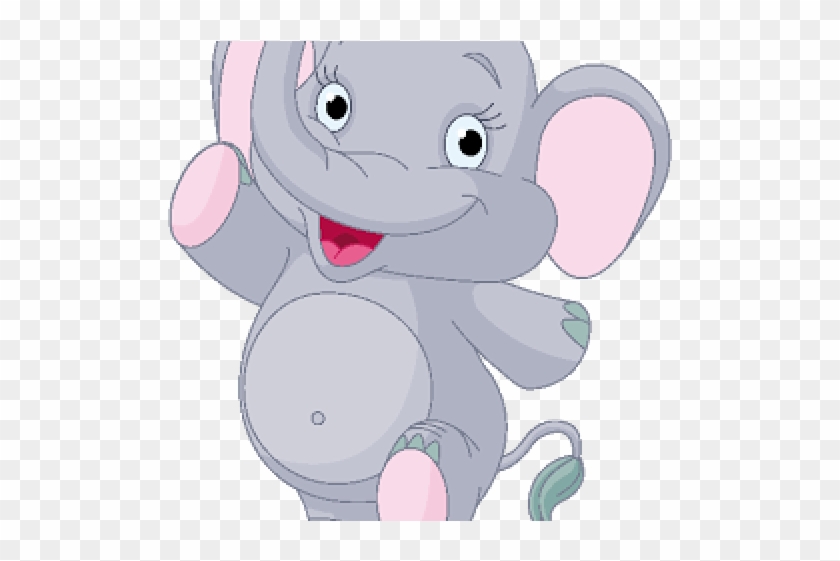 Animated Elephant Clipart - Baby Elephant Clipart Png Transparent Png