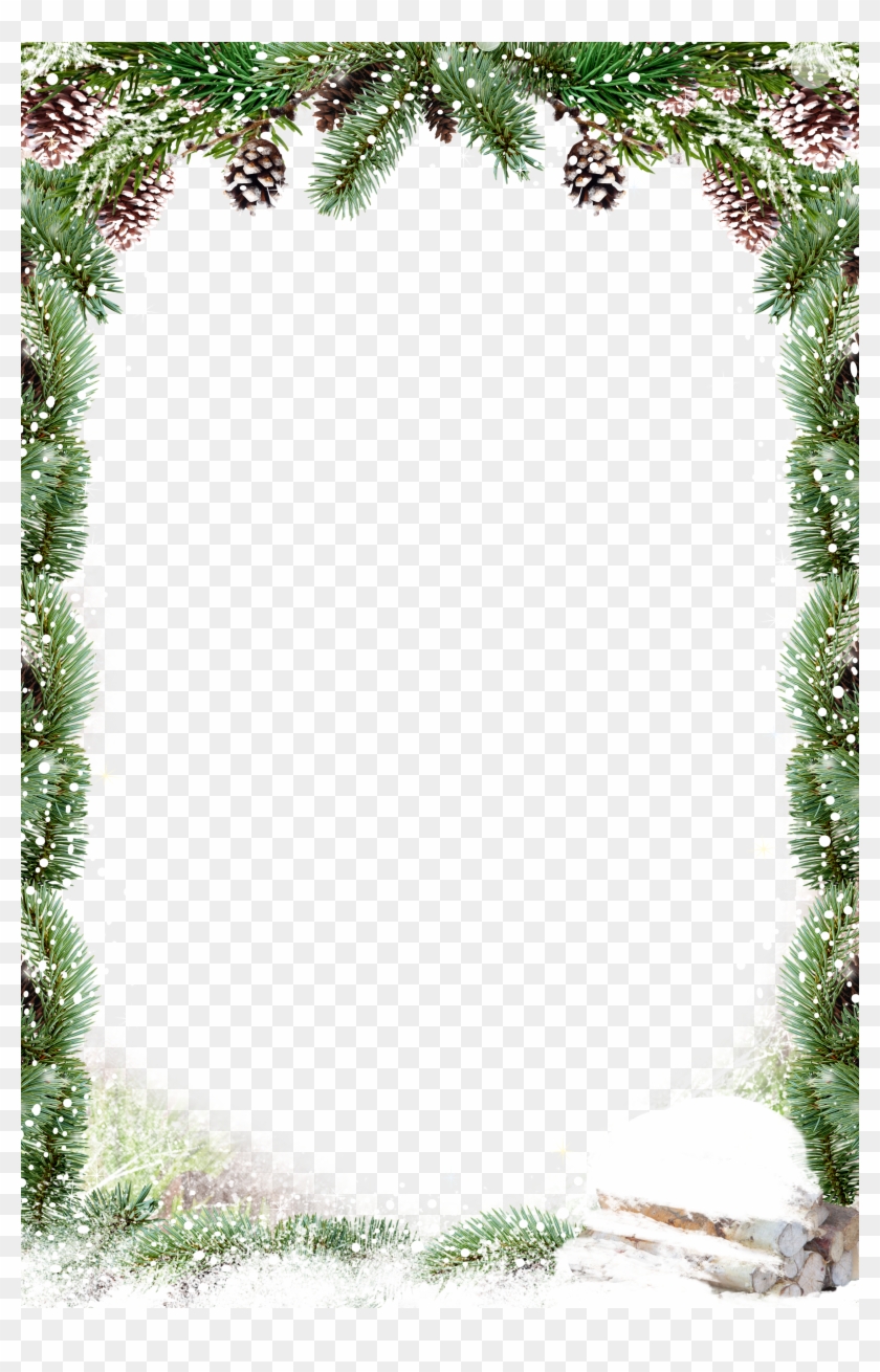 Christmas Decoration Santa Claus - Christmas Decoration Border Psd Clipart