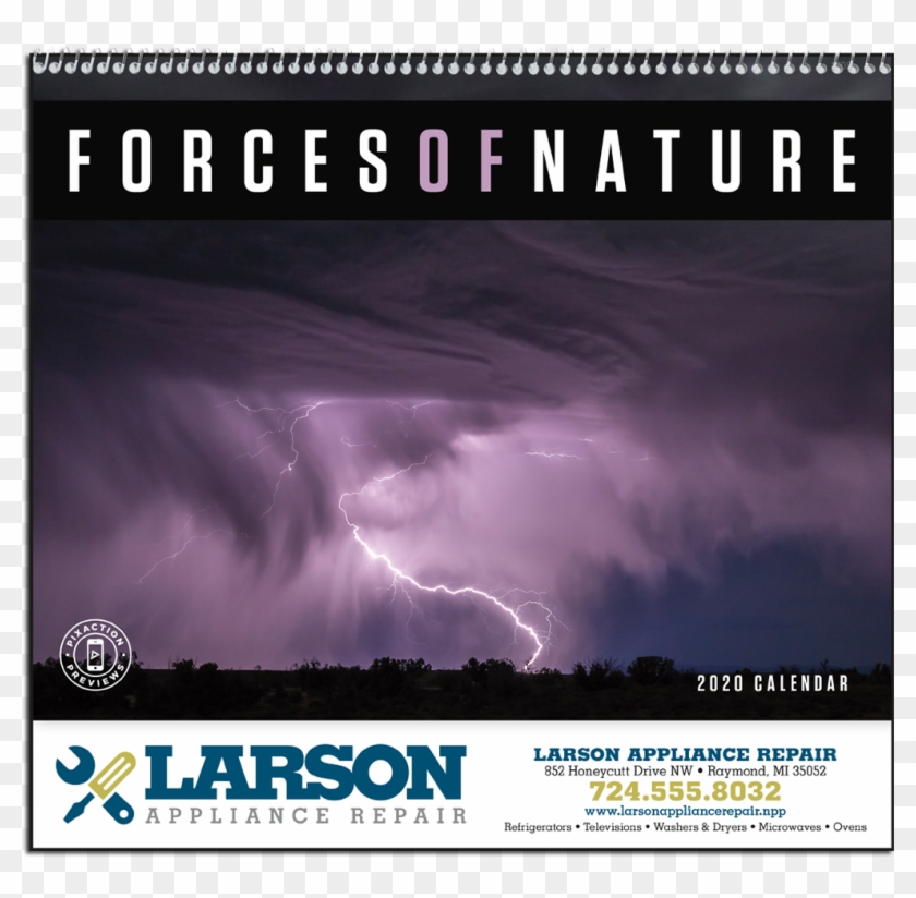 Picture Of Forces Of Nature Wall Calendar - Thunderstorm Clipart