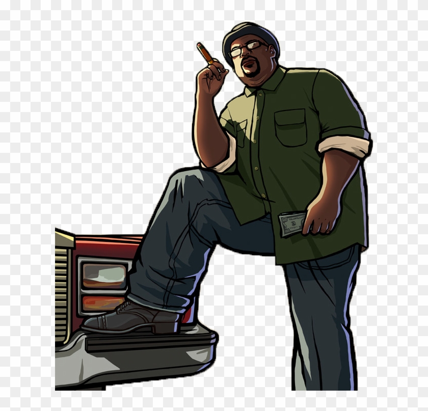 Big-smoke Gta - Big Smoke Two Number Nines Clipart #2251022