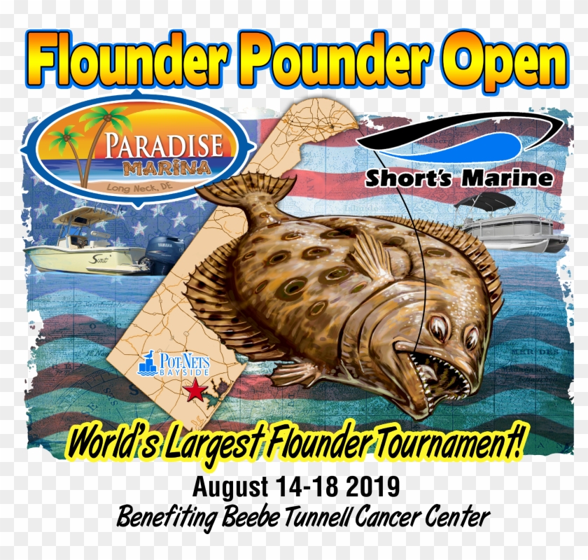 Flounder Pounder Open - Pull Fish Out Of Water Clipart #2251137