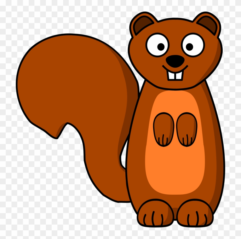 Squirrel Stoat Ferret Computer Icons Drawing - Squirrel Clipart - Png Download