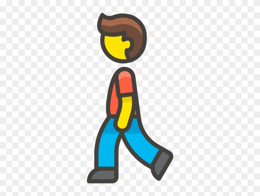 Woman Walking Emoji - Icon Clipart