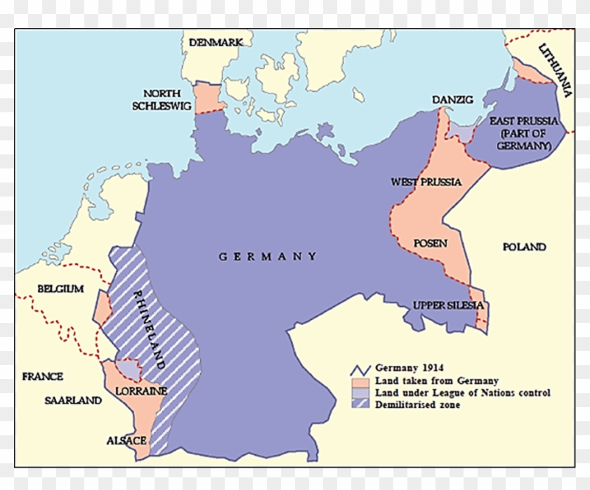 Map Of 1st World War Germany And Austria Versus England, - Birth Of The Weimar Republic Clipart