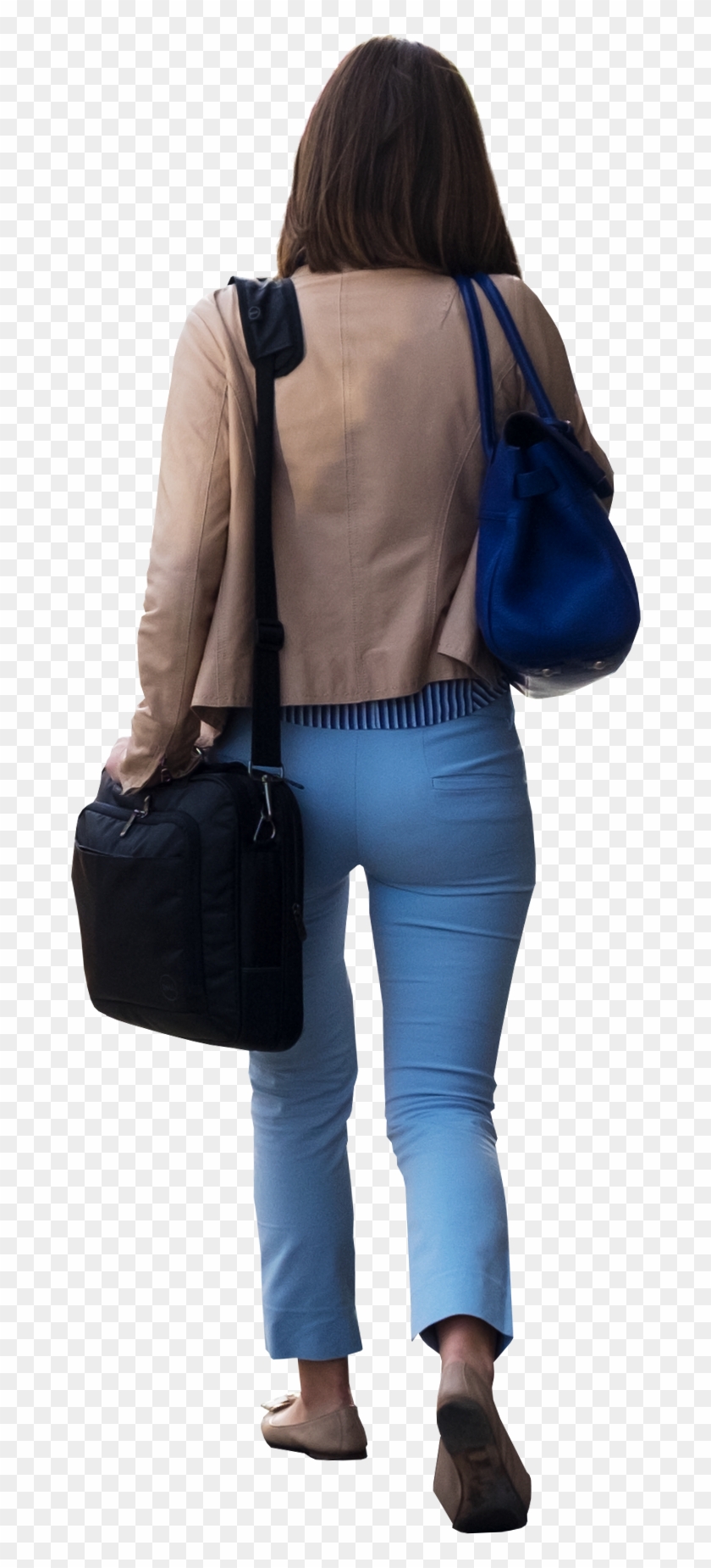 1 - Woman Walking Back Png Clipart #2251671