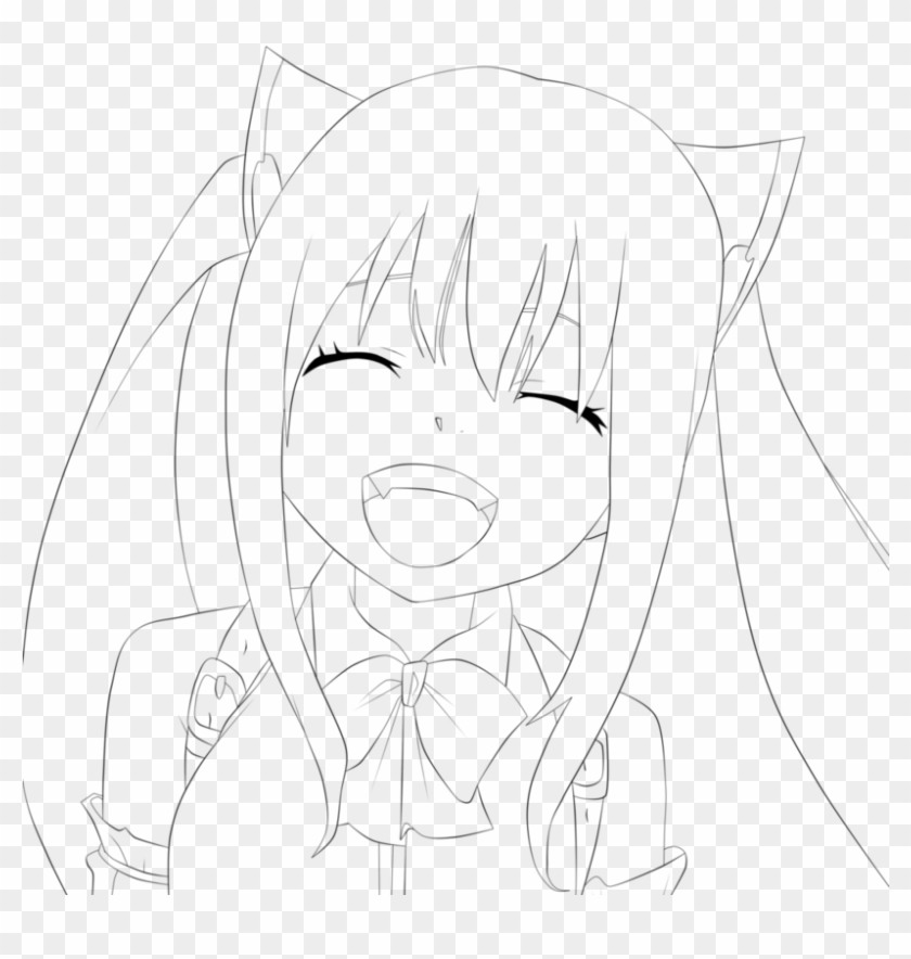 Jpg Library Library Wendy Marvell Smile Lineart - Line Art Clipart #2251673