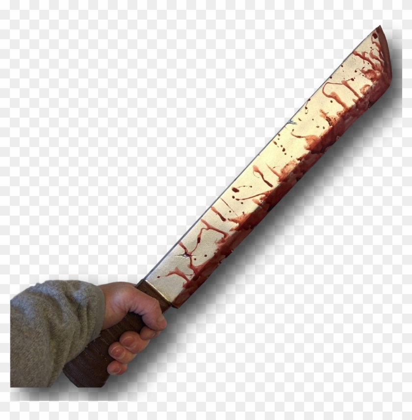 Realistic Bloody Machete - Bloody Machete Clipart #2251784