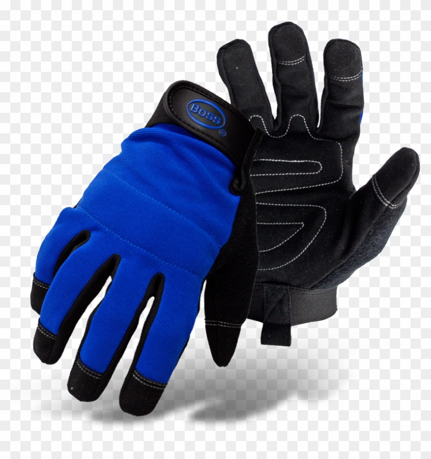 Boss® Blue Mechanic Glove - Football Gear Clipart #2252340