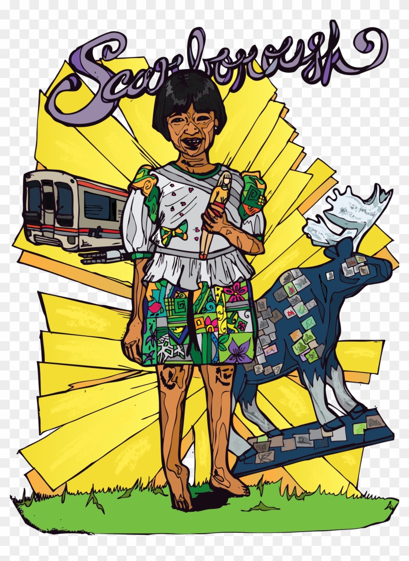 'growing Up Scarborough' By Shafia Shaikh - Cartoon Clipart #2252450