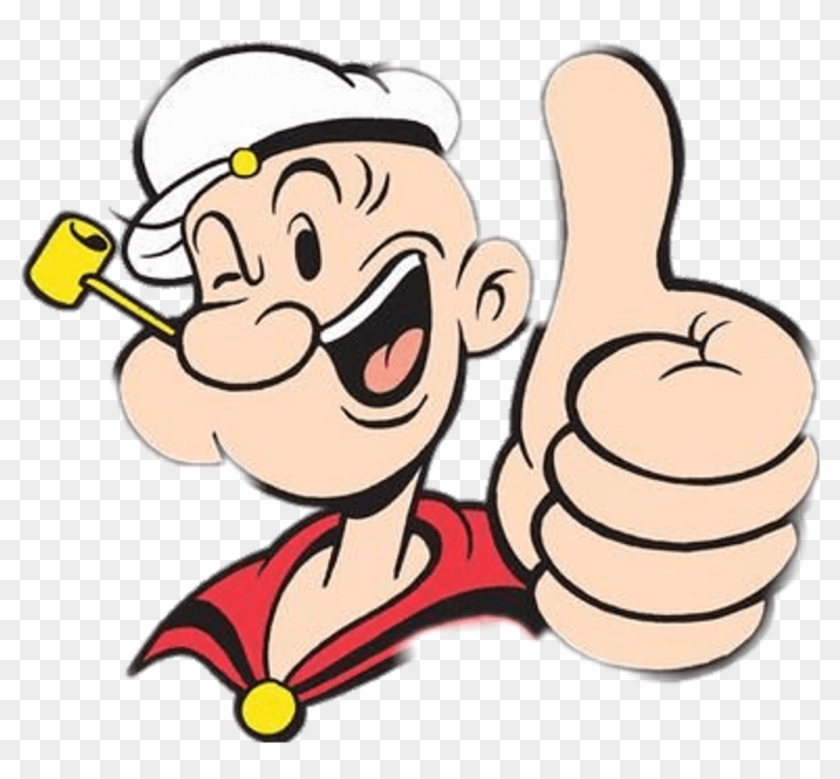 Popeye Thumb Up Png Clipart #2253037