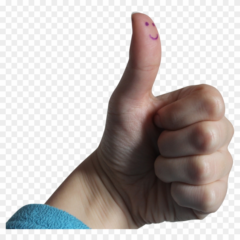 Smiley Thumbs Up Png Image - Sign Language Clipart #2253110
